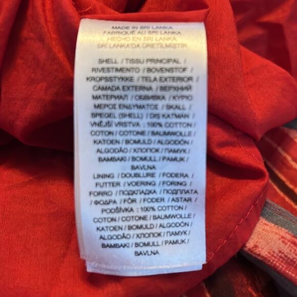 Lauren Ralph Lauren Geo Striped Belted Cotton Voile Ikat Dress NEW Size 14 - Picture 7 of 8